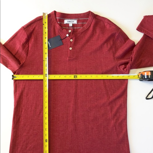 Crown & Ivy Red long Sleeve Knit Top - Picture 5 of 5